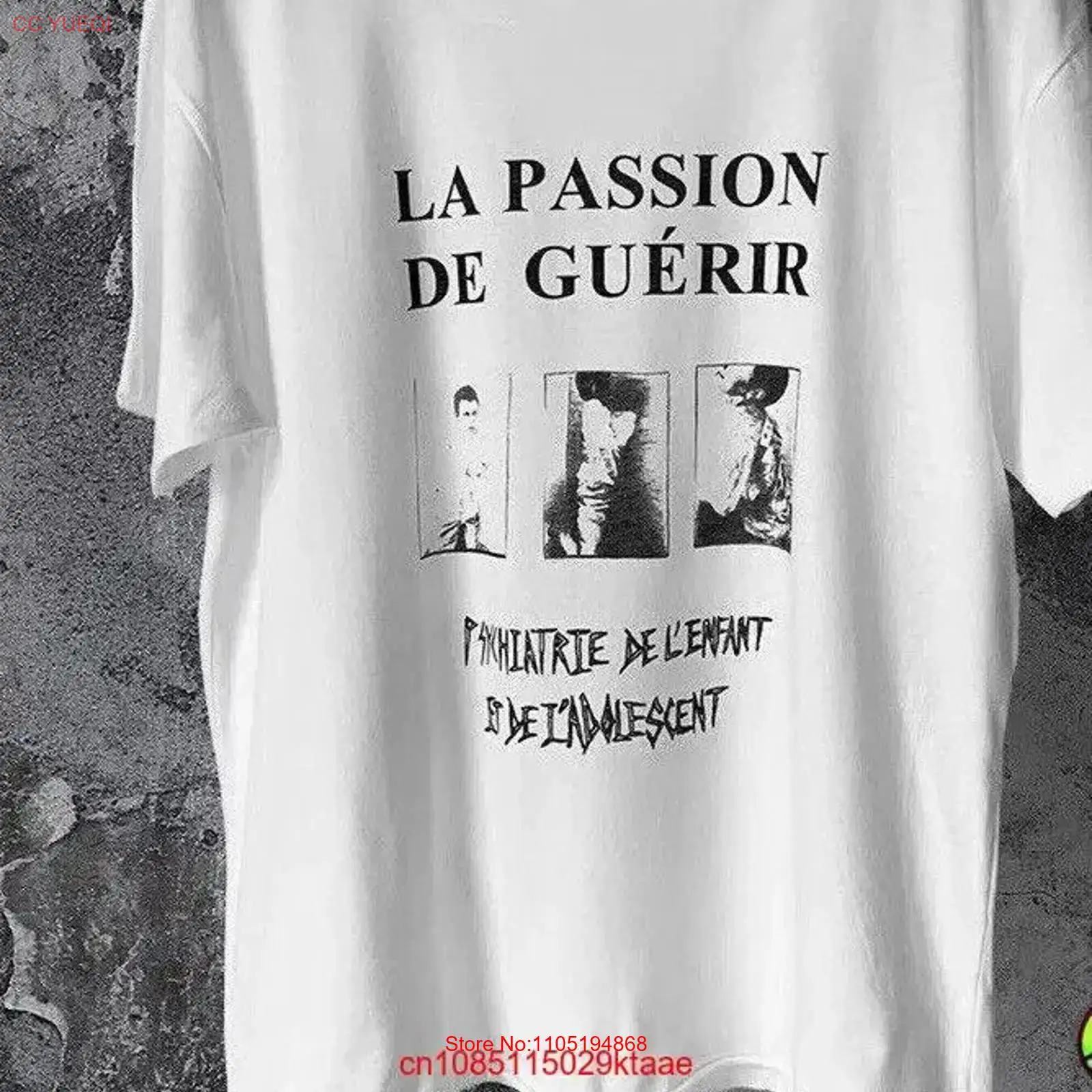 Vintage Fashion La - Kaos Oversize Putih Enfant Riches Deprimes