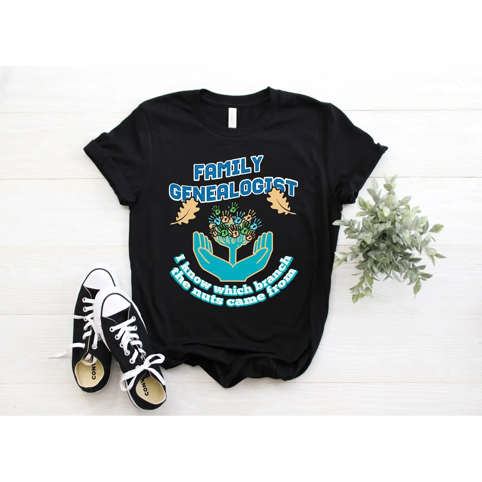 Vintage Fashion Research - Kaos Keluarga Ahli Genealogi Kutipan Lucu