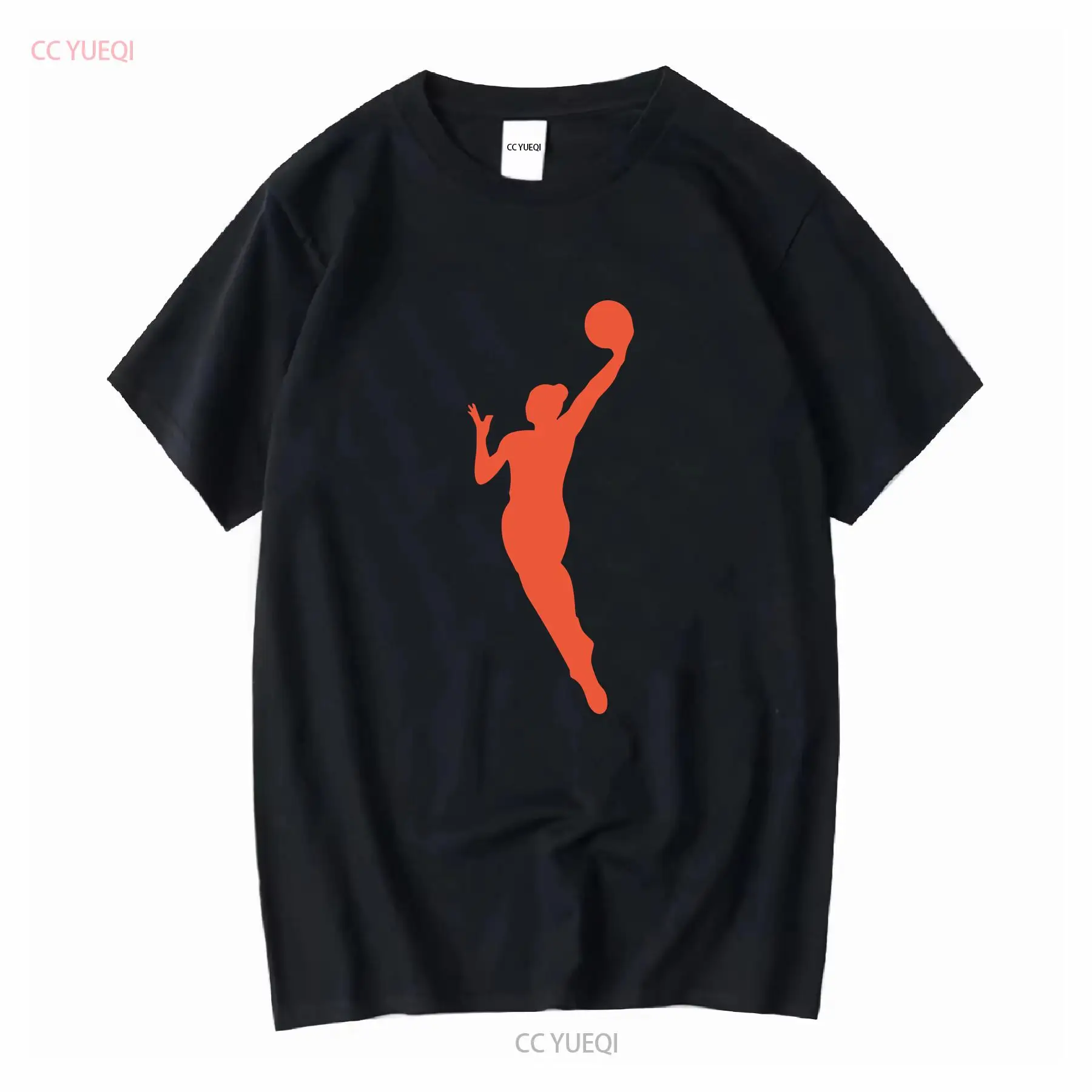 Vintage Fashion Jersey - Kaus Katun Berat WNBA Pemain Oranye