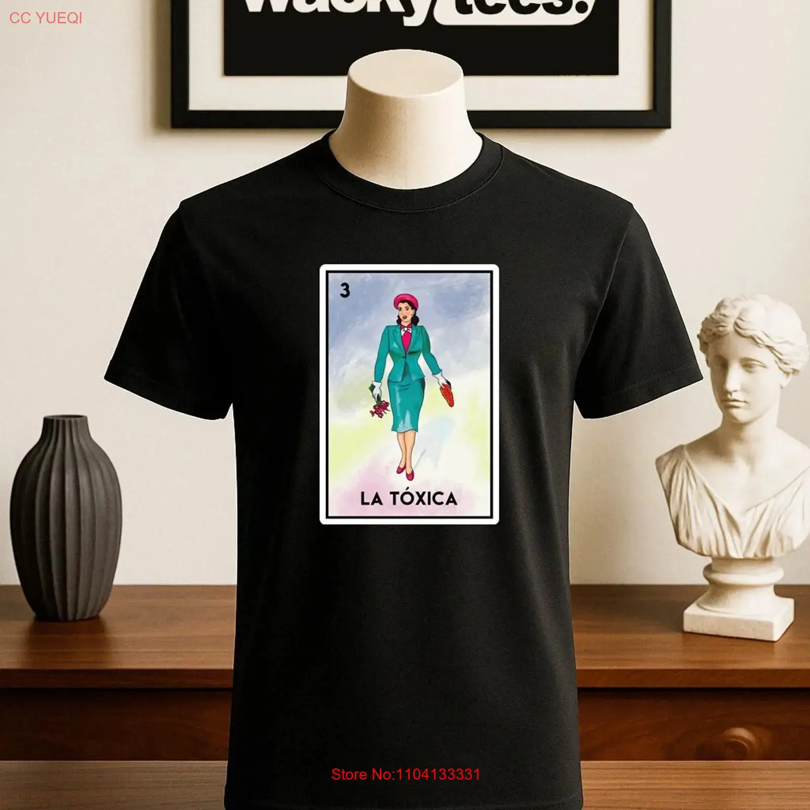 Vintage Fashion La - Kaos La Toxica Dama Loteria The