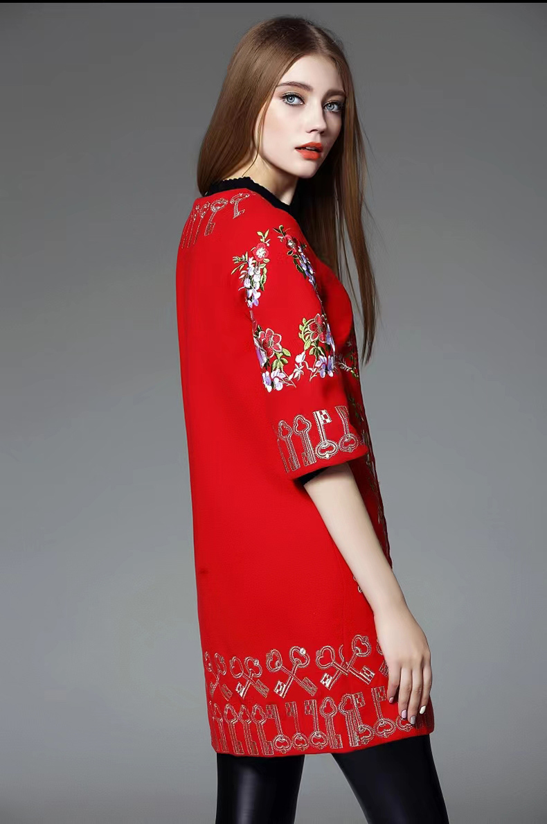 Vintage Royal Bordir Musim Gug - Vintage Windbreaker Nylon ulasan dan harga