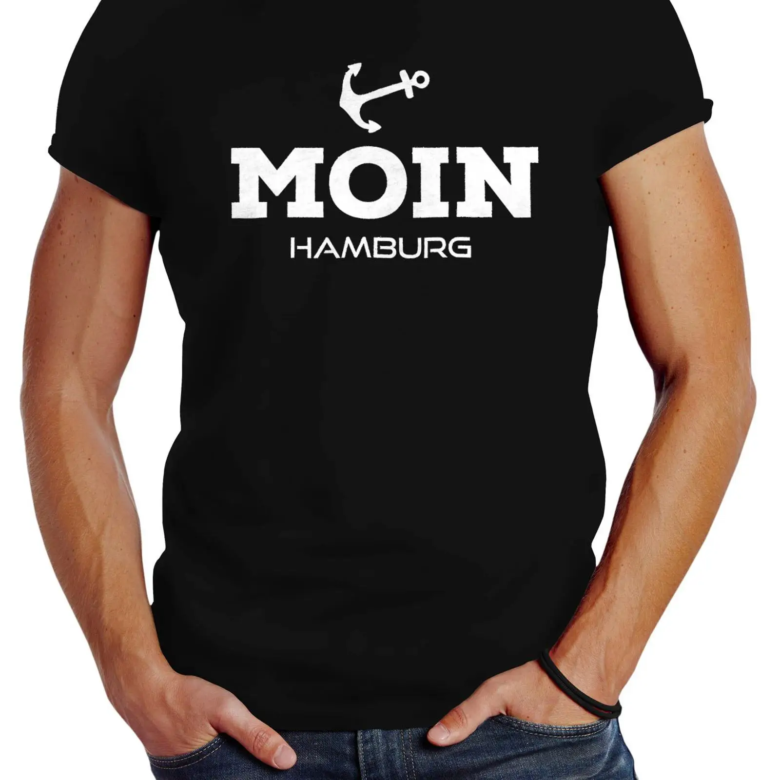 Kaos Pria Neverless Moin Hambu - Vintage Fashion Hamburg ulasan dan harga