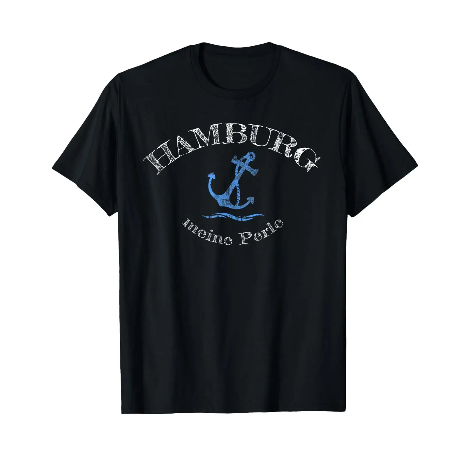Kaos dengan desain Hamburg My  - Vintage Fashion Hamburg ulasan dan harga