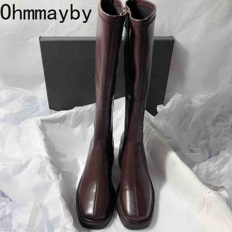 Sepatu bot hak tebal wanita, s - Vintage Fashion Online ulasan dan harga