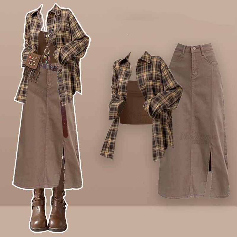 Setelan 3 potong Wanita Musim  - Vintage Fashion Jersey ulasan dan harga
