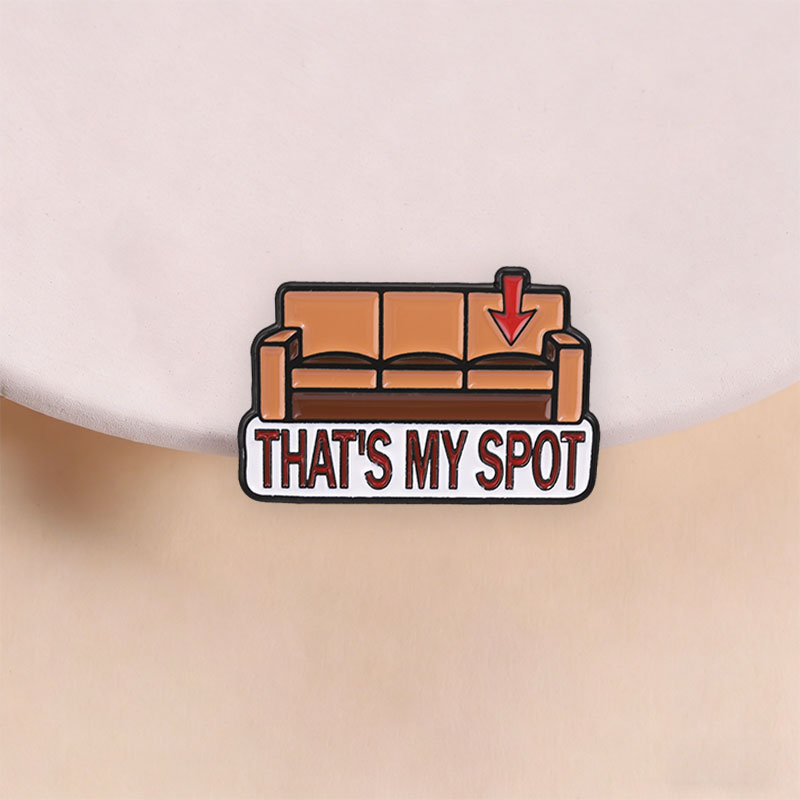 That's My Spot Enamel Pin Vint - Vintage Fashion Quotes ulasan dan harga