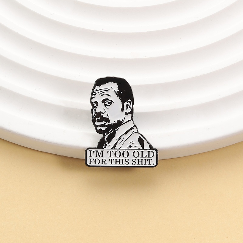 Pin Enamel Karakter Film TV, B - Vintage Fashion Quotes ulasan dan harga