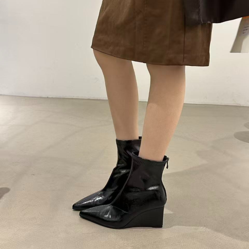 Sepatu Bot Wanita Musim Gugur  - Vintage Fashion Online ulasan dan harga