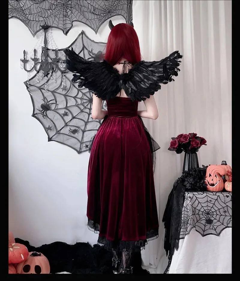 Gaun Pengantin Vampir Gaya Got - Vintage Fashion Dresses ulasan dan harga