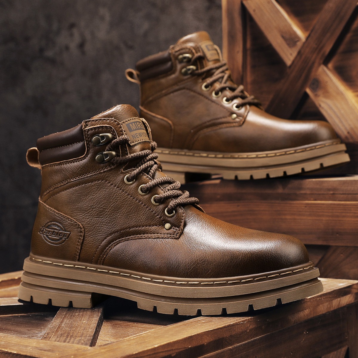 Sepatu Bot Kerja Pria Model Vi - Vintage Outdoor Fashion ulasan dan harga