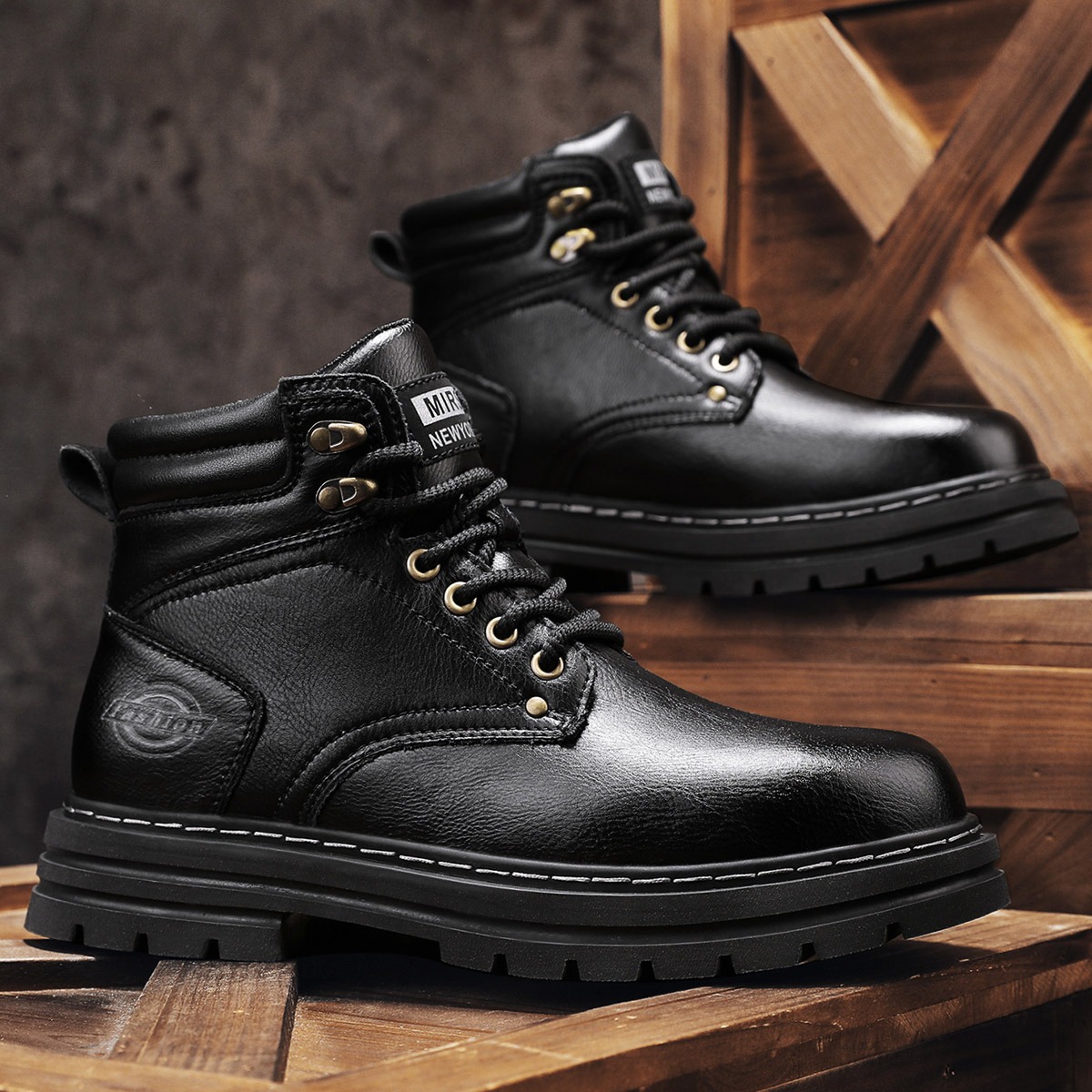 Sepatu Bot Kerja Pria Model Vi - Vintage Outdoor Fashion ulasan dan harga