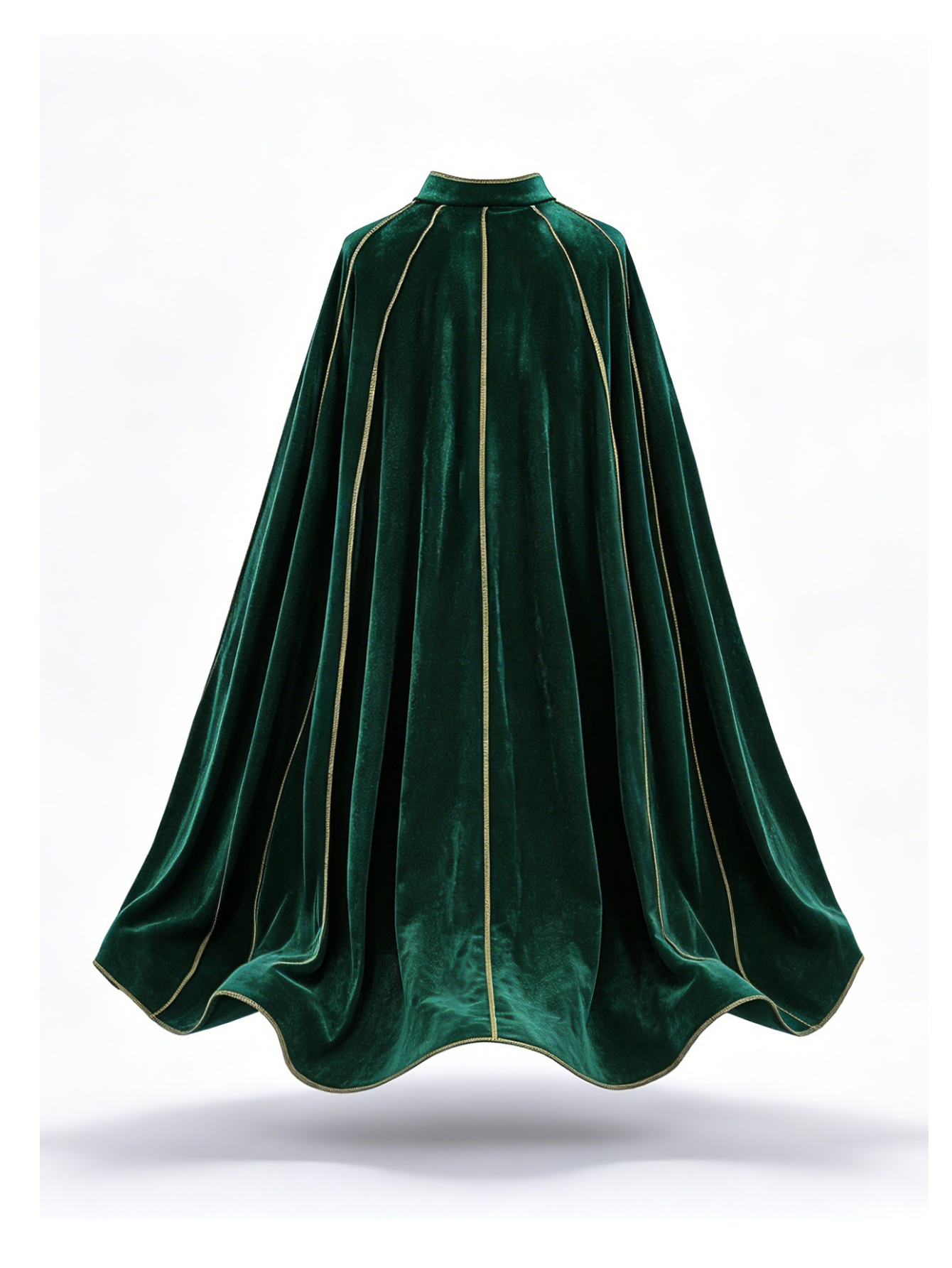 Jubah Beludru Hijau Vintage Wa - Vintage Fashion Dresses ulasan dan harga