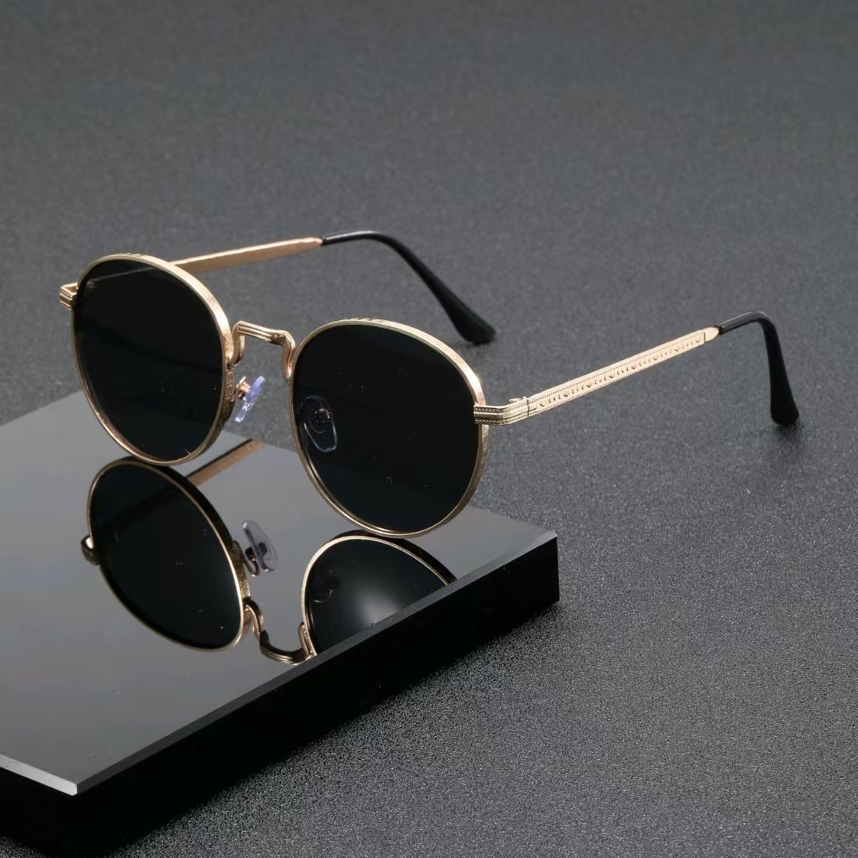 Kacamata Hitam Bulat Klasik Fa - Vintage Fashion Enthusiasts ulasan dan harga
