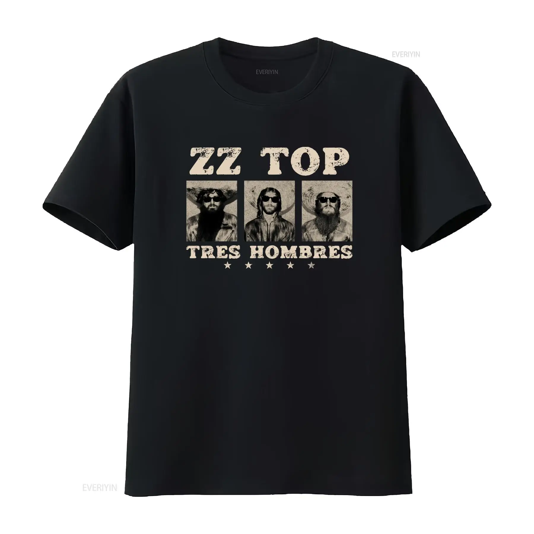 Kaos Tres Hombres ZZ Top Retro - Vintage Fashion La ulasan dan harga