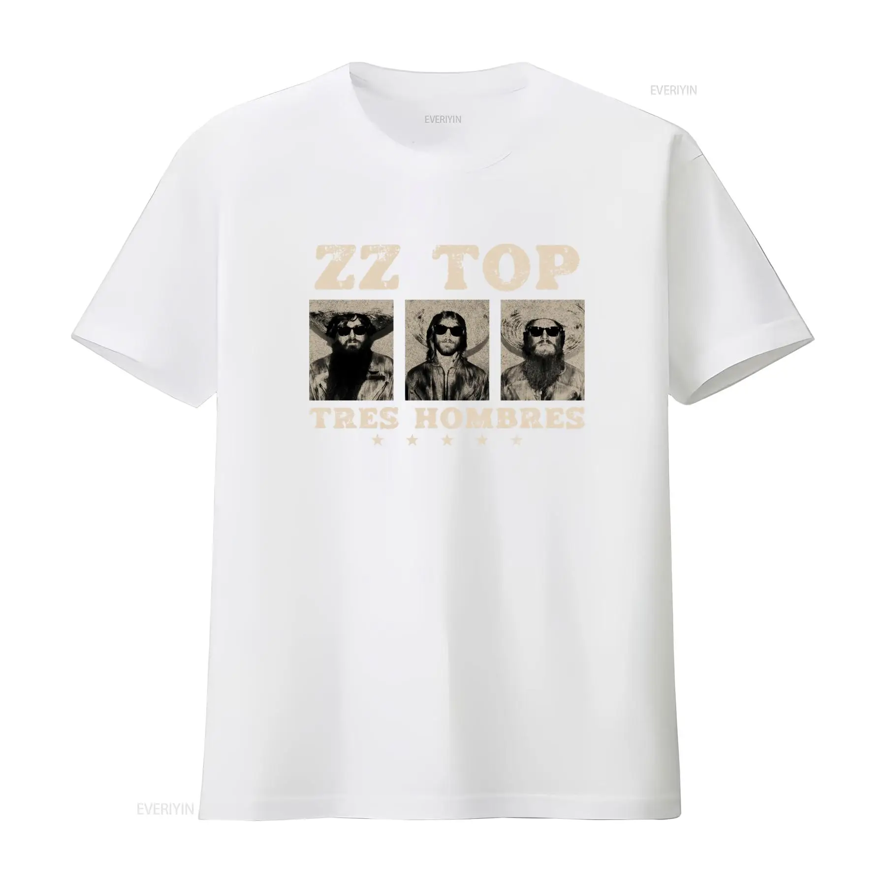 Kaos Tres Hombres ZZ Top Retro - Vintage Fashion La ulasan dan harga