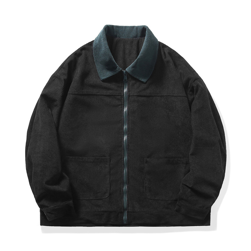 Jaket Bomber Pria Vintage Gaya - Vintage Windbreaker Nylon ulasan dan harga