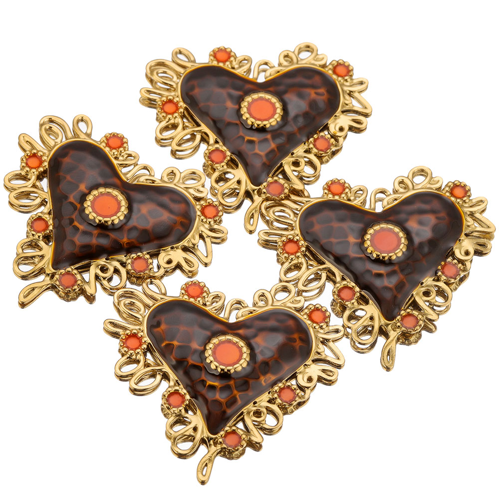 2 buah liontin pesona hati suc - Vintage Fashion Stores ulasan dan harga