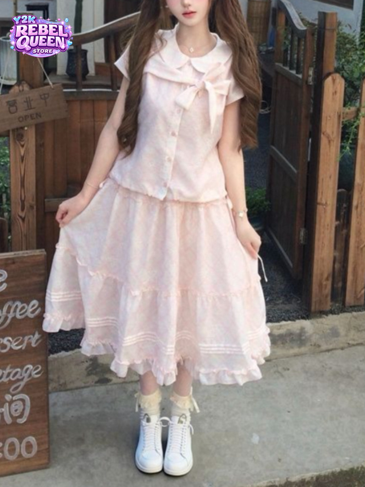 Atasan Kerah Peter Pan dengan  - Vintage Fashion Jersey ulasan dan harga